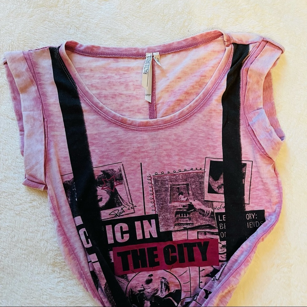 Pink Rocker Sleeveless Top - Picture 8 of 8